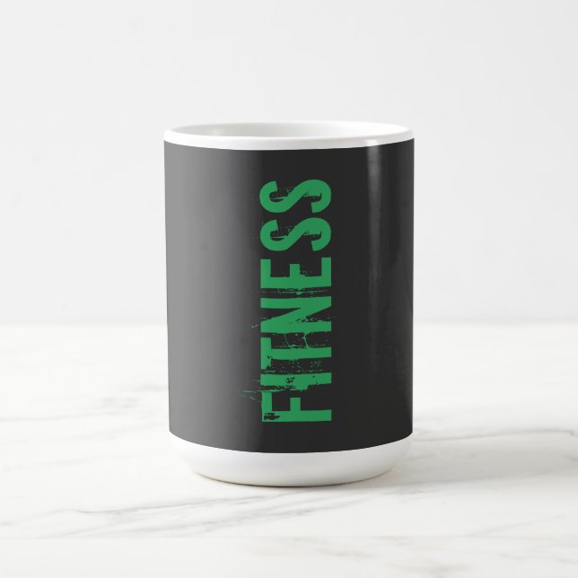 Taza De Café Fitness Personal Trainer Bodybuilding Gris Moderno (Centro)