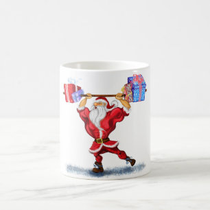 Taza De Café Fitness Santa Coffee Mug