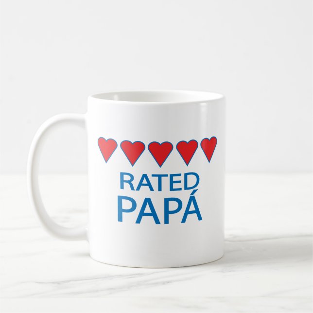 Taza De Café Five Heart Papá (Izquierda)
