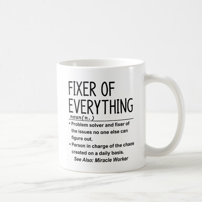 Taza De Café Fixer of everything (Derecha)