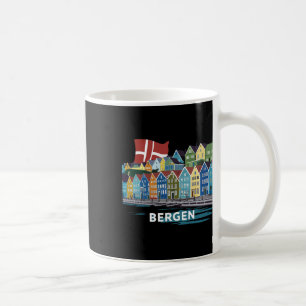 Taza De Café Fjord Bergen Noruega Disfraz Fiordos De Noruega Ha