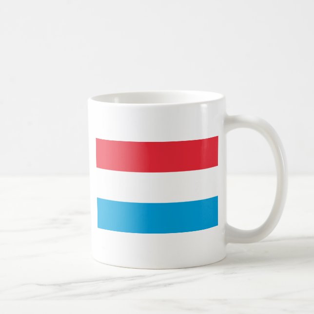 Taza De Café FLAG de Luxemburgo (Derecha)