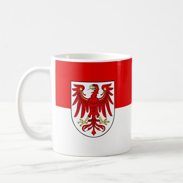 Taza De Café Flag of Brandenburg Coffee Mug (Izquierda)