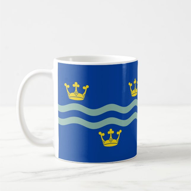 Taza De Café Flag of Cambridgeshire Coffee Mug (Izquierda)
