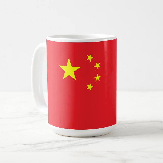 Taza De Café Flag of China (Anverso izquierdo)
