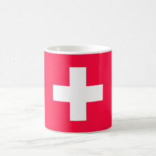 Taza De Café Flag of Switzerland modified - Suiza Suisse -