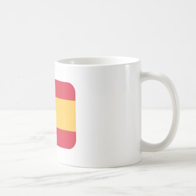 Taza De Café Flag spain Twitter emoji (Derecha)
