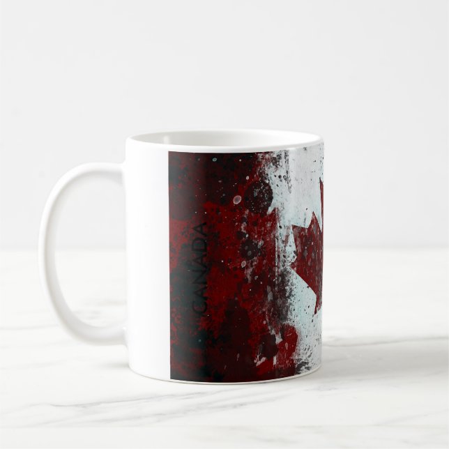 Taza De Café Flags: Canada (Izquierda)