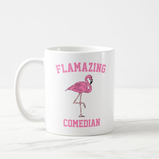 Taza De Café Flamante comediante Mug (Izquierda)