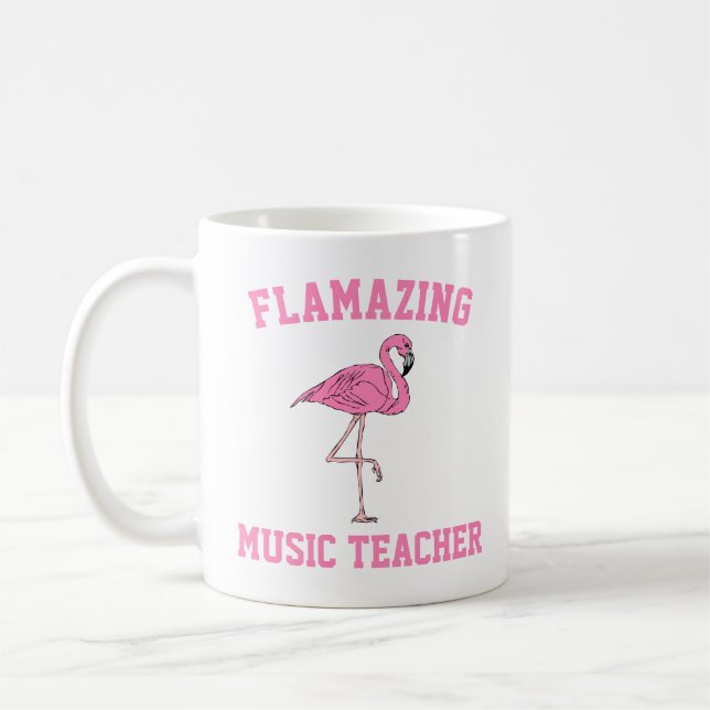 Taza De Café Flamante música profesora Mug (Izquierda)