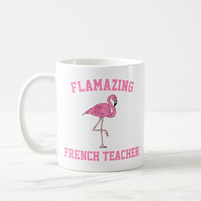 Taza De Café Flamante profesor francés Mug (Izquierda)