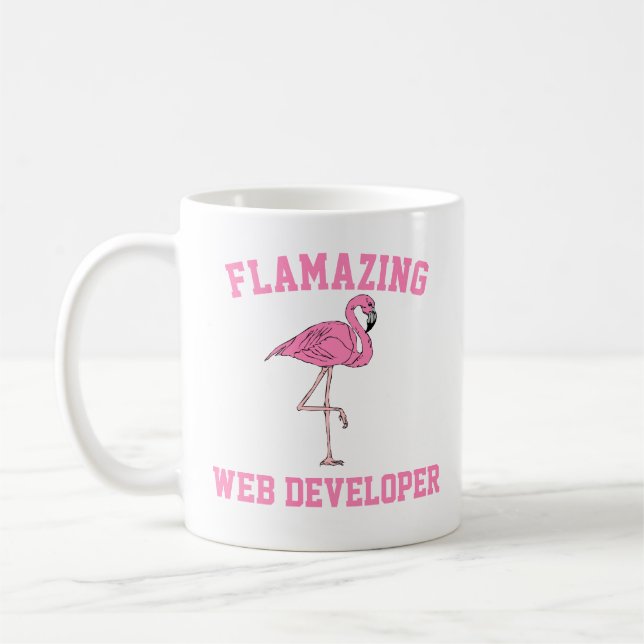 Taza De Café Flamante Web Developer Mug (Izquierda)