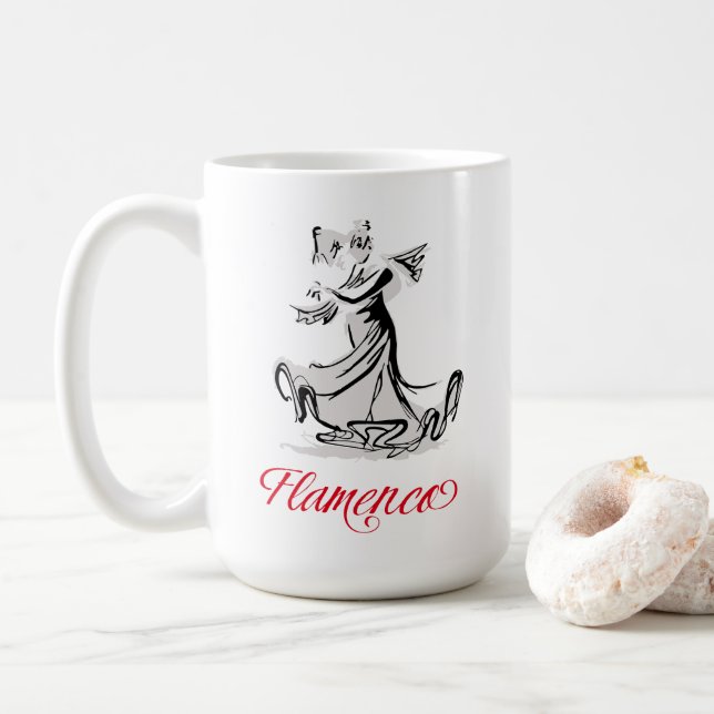Taza De Café Flamenco (Con donut)