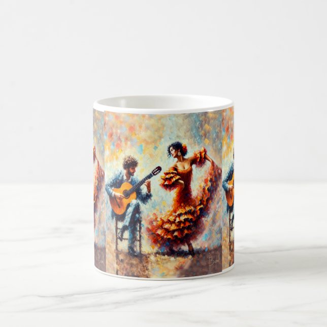 Taza De Café Flamenco Dance (Centro)