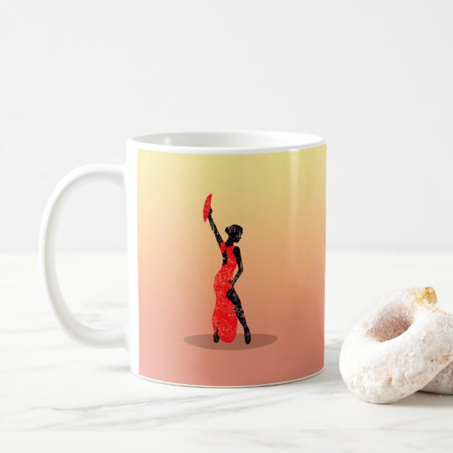 Taza De Café Flamenco Dancer (Con donut)