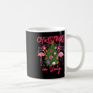 Taza De Café Flamenco Divertido Tropical Navidad La Navidad En