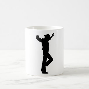 Taza De Café Flamenco macho bailarín negro