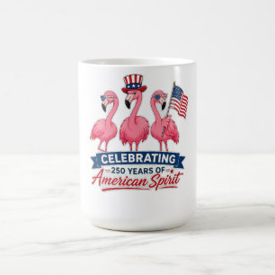 Taza De Café Flamenco Patriótico 250 Años Espíritu Americano 20