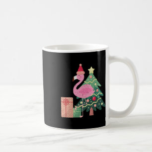 Taza De Café Flamenco Rosa Tropical Vacaciones De Navidad I