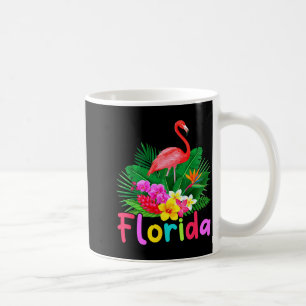 Taza De Café flamenco tropical de Florida planta vacaciones de 