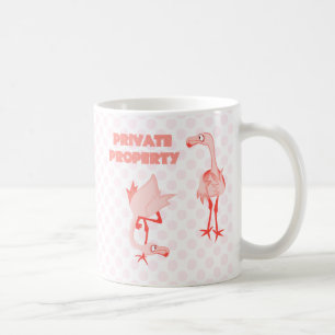 Taza De Café Flamencos de la propiedad privada