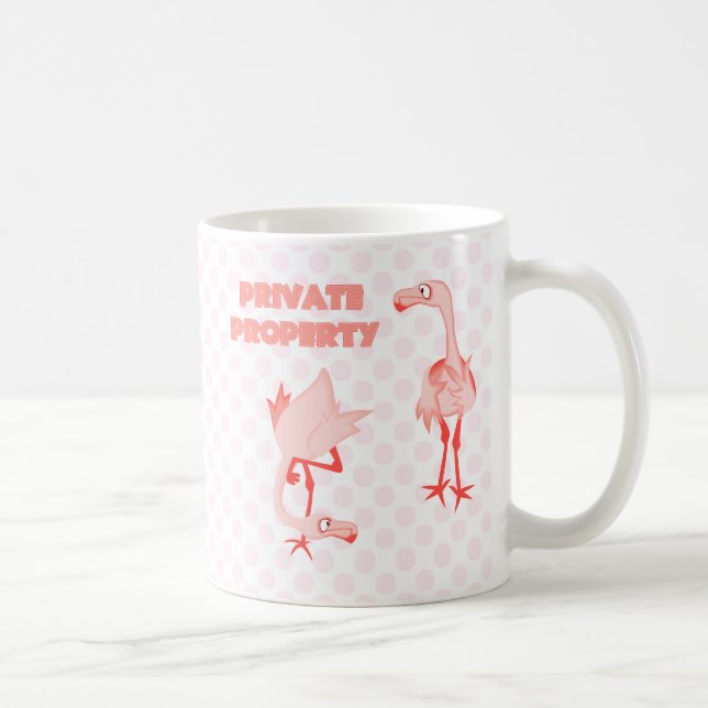 Taza De Café Flamencos de la propiedad privada (Derecha)