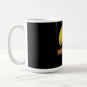 Taza De Café Flamencos   Flamingoween Funny Witch Halloween