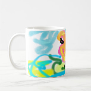 Taza De Café flamencos rosados de verano encantadores