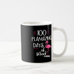 Taza De Café Flamingo 100 Flamantes Días Escolares