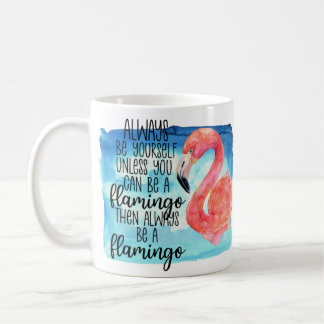 Taza De Café Flamingo acuarela