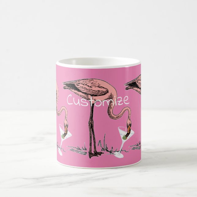 Taza De Café Flamingo Beber Martini Thunder_Cove (Centro)