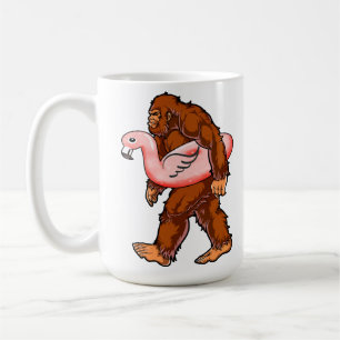 Taza De Café Flamingo Bigfoot