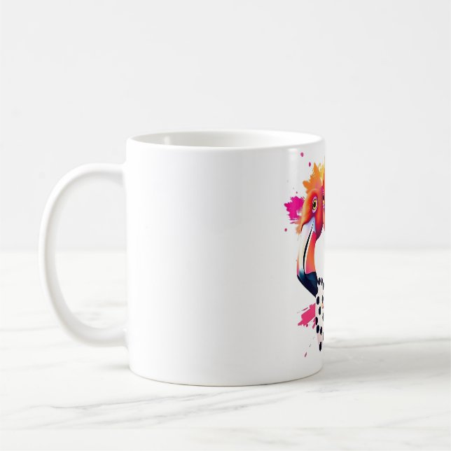 Taza De Café Flamingo Bow Tie Tee - Regalo único masculino (Izquierda)