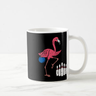 Taza De Café Flamingo Bowling Funny Sport Bowler Team
