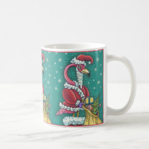 TAZA DE CAFÉ FLAMINGO DE COLOR ROSA CALIENTE EN EL DIVERTIDO SA