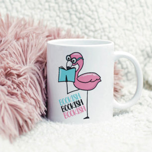 Taza De Café Flamingo de los libros