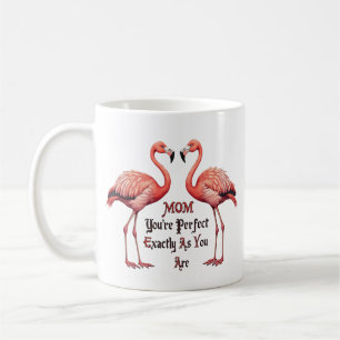 Taza De Café Flamingo de mamá perfecta - Personalizado