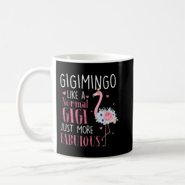 Taza De Café Flamingo Gigimingo como regalo normal Gracioso (Izquierda)