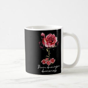 Taza De Café Flamingo Hope Burgundy Ribbon Aneurysm 1