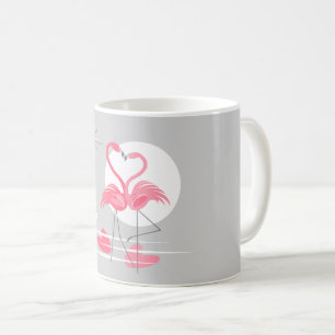 Taza De Café Flamingo Love Mug