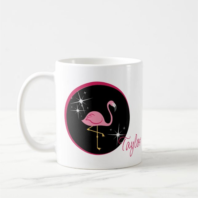 Taza De Café Flamingo Mug personalizado (Izquierda)