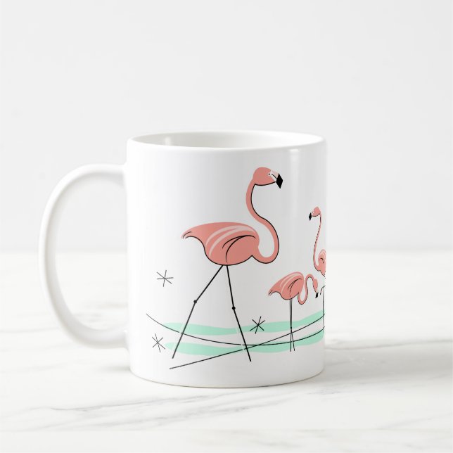 Taza De Café Flamingo Ocean Trio 2 barba (Izquierda)