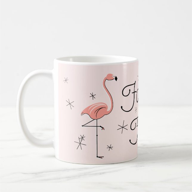 Taza De Café Flamingo Pink 'Fabulous Friend!' mug (Izquierda)