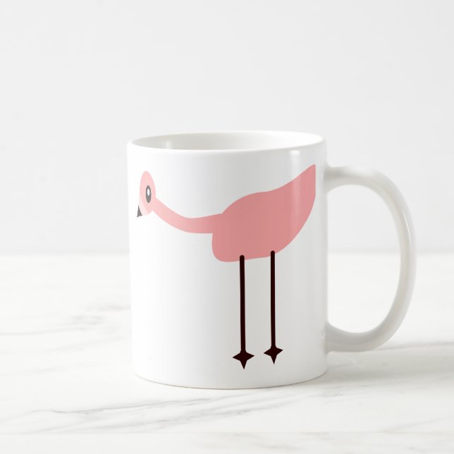 Taza De Café Flamingo rosa (Derecha)