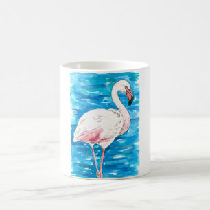 Taza De Café Flamingo rosa
