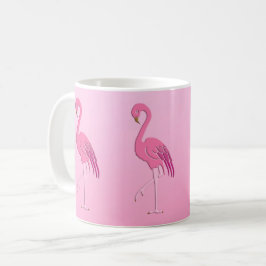 Taza De Café Flamingo rosa bonito