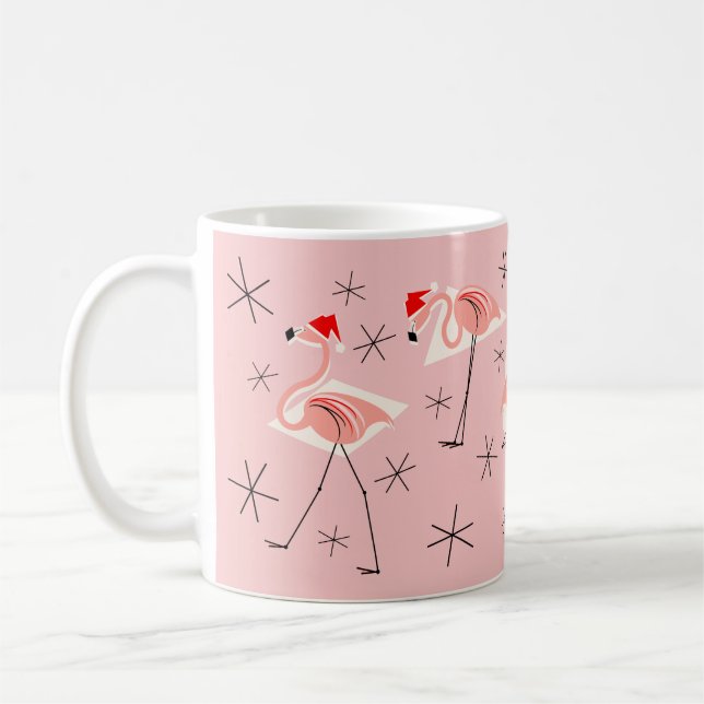 Taza De Café Flamingo Santas Mugre rosa (Izquierda)