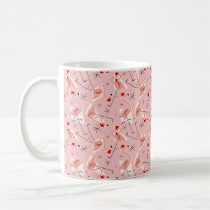 Taza De Café Flamingo Santas Pink Multi-Mug