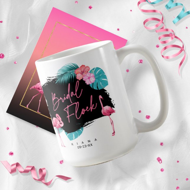 Taza De Café Flamingo Soltera Grupo Nupcial ID930 (Subido por el creador)