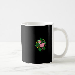Taza De Café Flamingo St Patrick Day Fun Pink Bird Lover Gift1